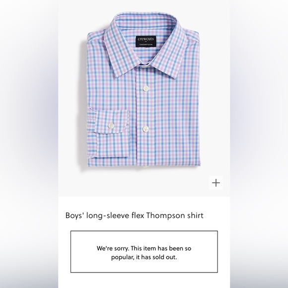 NWT J Crew Crewcuts Boys Thompson Button down Shirt - Picture 7 of 7
